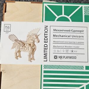Mr. Playwood Mechanical Unicorn Model